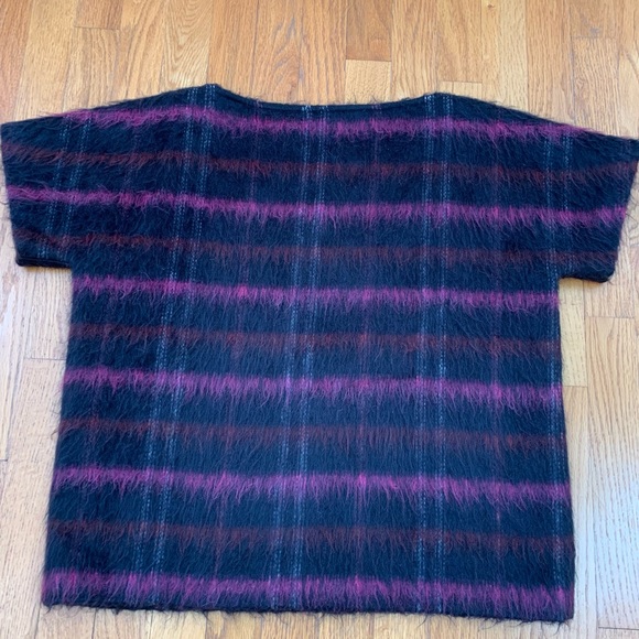 Rare Kenzo Paris Fuchsia Sweater, Lined Size M Oversized, Mohair Look Excellent - Picture 3 of 7